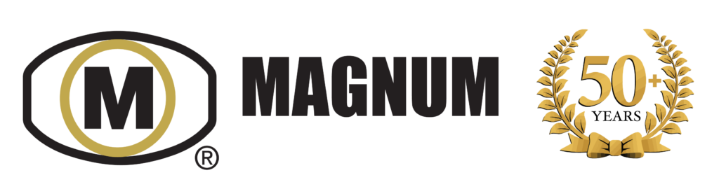 Magnum Australia 50 Plus Years Logo Left